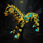 Cyber Horse Flexi | Articulated Mecha Steed