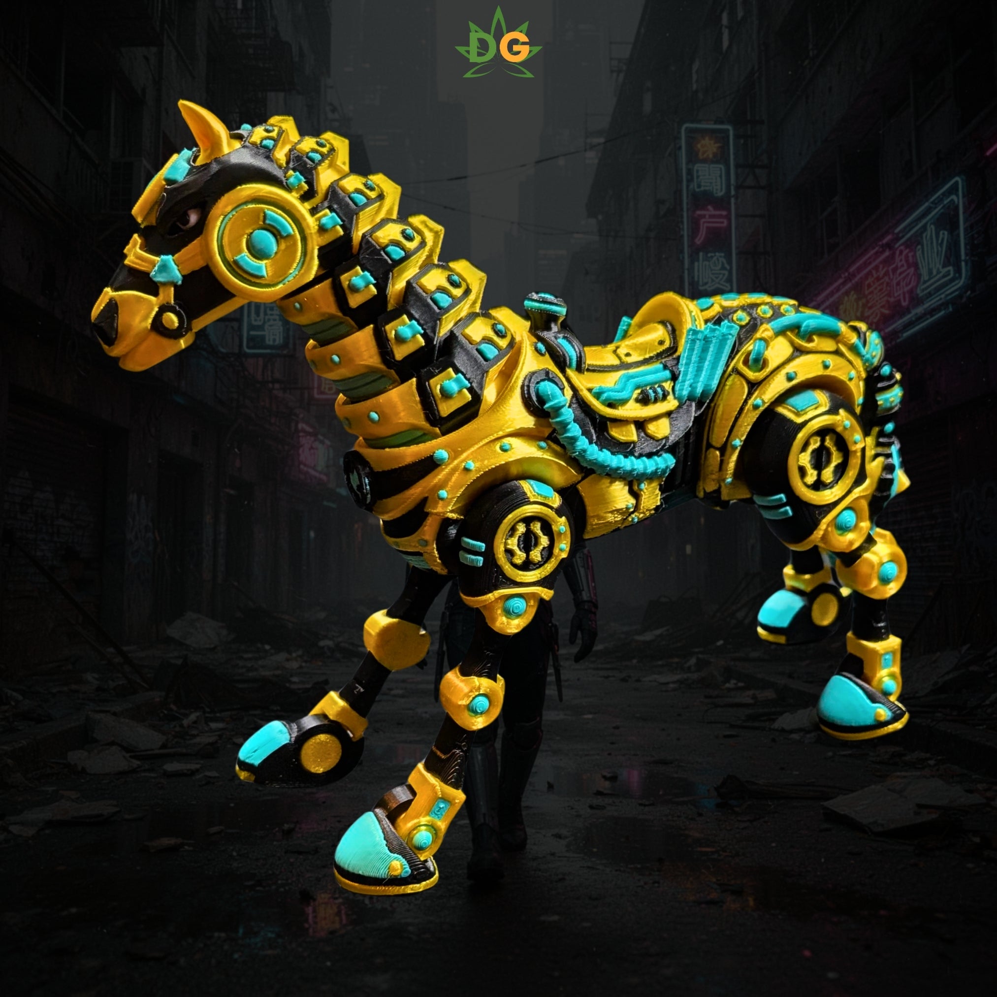 Cyber Horse Flexi | Articulated Mecha Steed