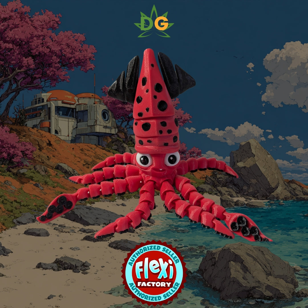 Flexi Pirate & Spotted Squid | Awesome gift