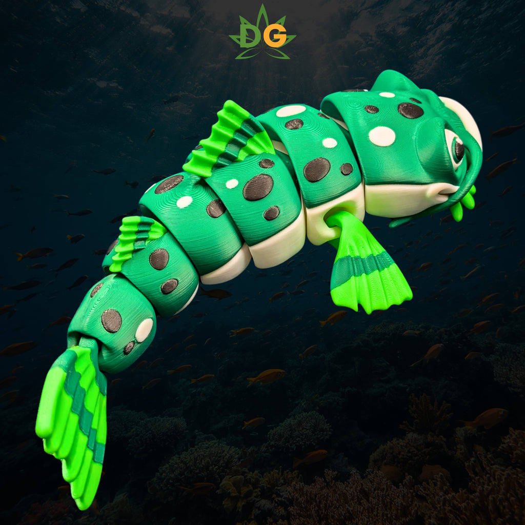 Articulated Catfish Figure