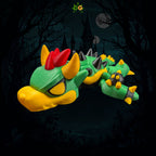 Retro Gaming Dragon Turtle Flexi Desk Pet 3D Printed