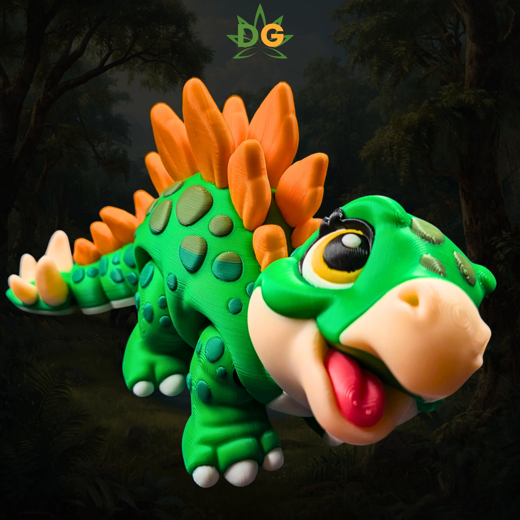 Baby Stegosaurus Articulated Figurine