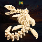 XL Articulated Plesiosaur Skeleton Flexi | 3D Printed Prehistoric Marine Reptile