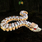 Hognose Snake Flexi, Articulated Reptile with Glass Eyes