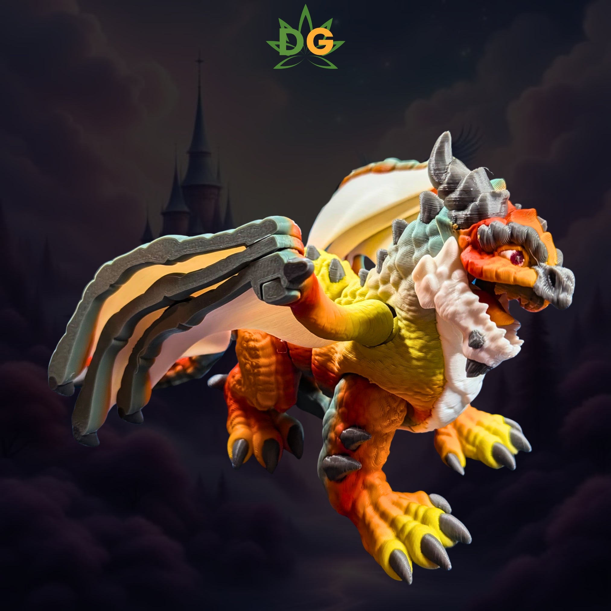 Articulated Elemental Dragon