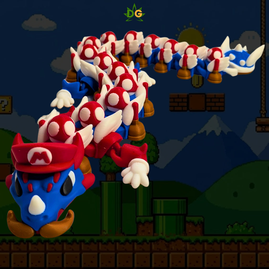 Plumber Dragon Articulated Fidget Figurine