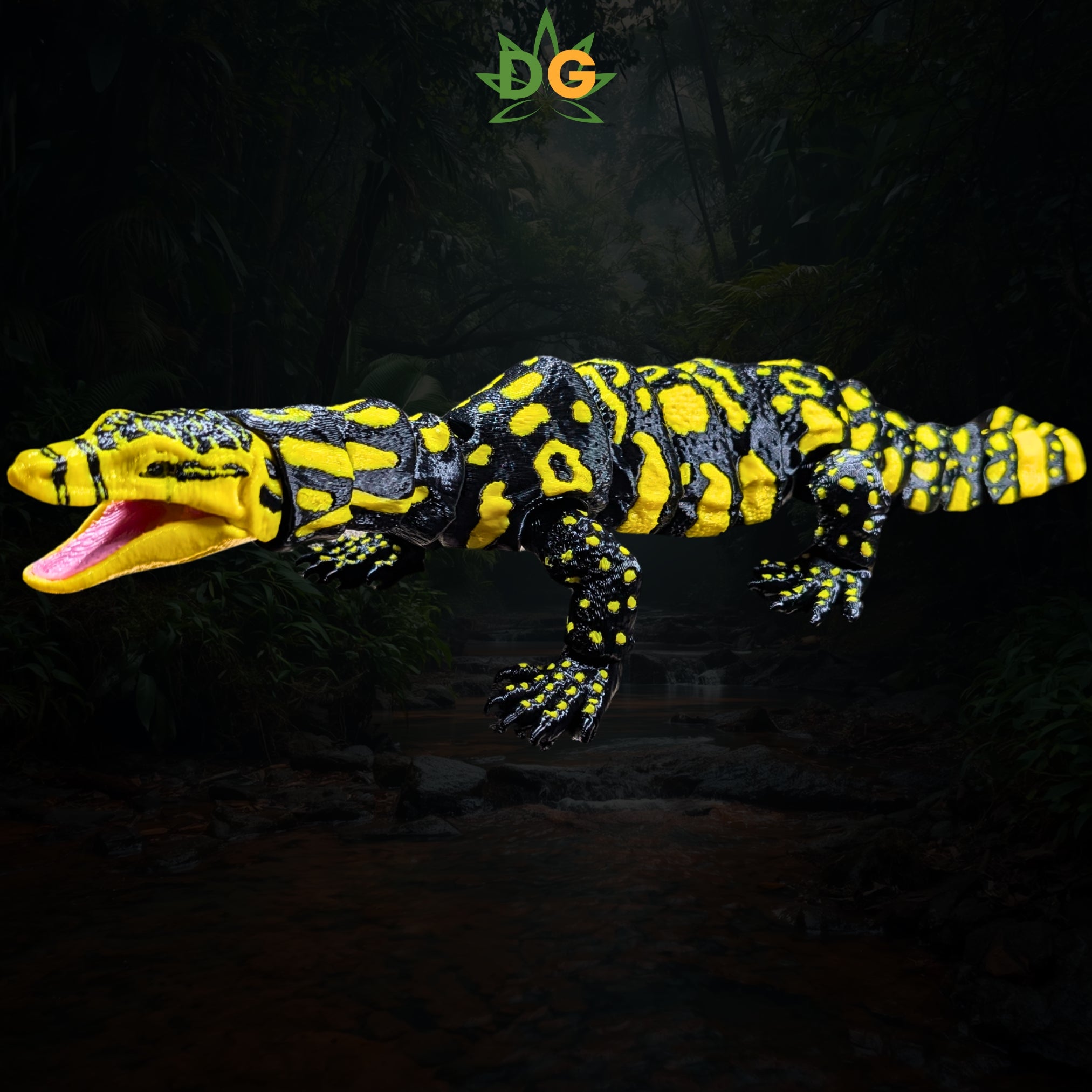 Articulated Water Monitor Lizard Flexi