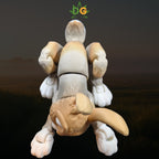 Woodland Bunny Figurine, Flexible Rabbit Fidget and Spring Decor, 3D Printed