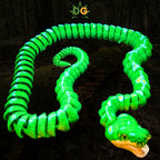 Green Tree Python Flexi with Glass Eyes