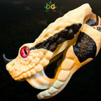 Gaboon Viper Snake Flexi with Glass Eyes