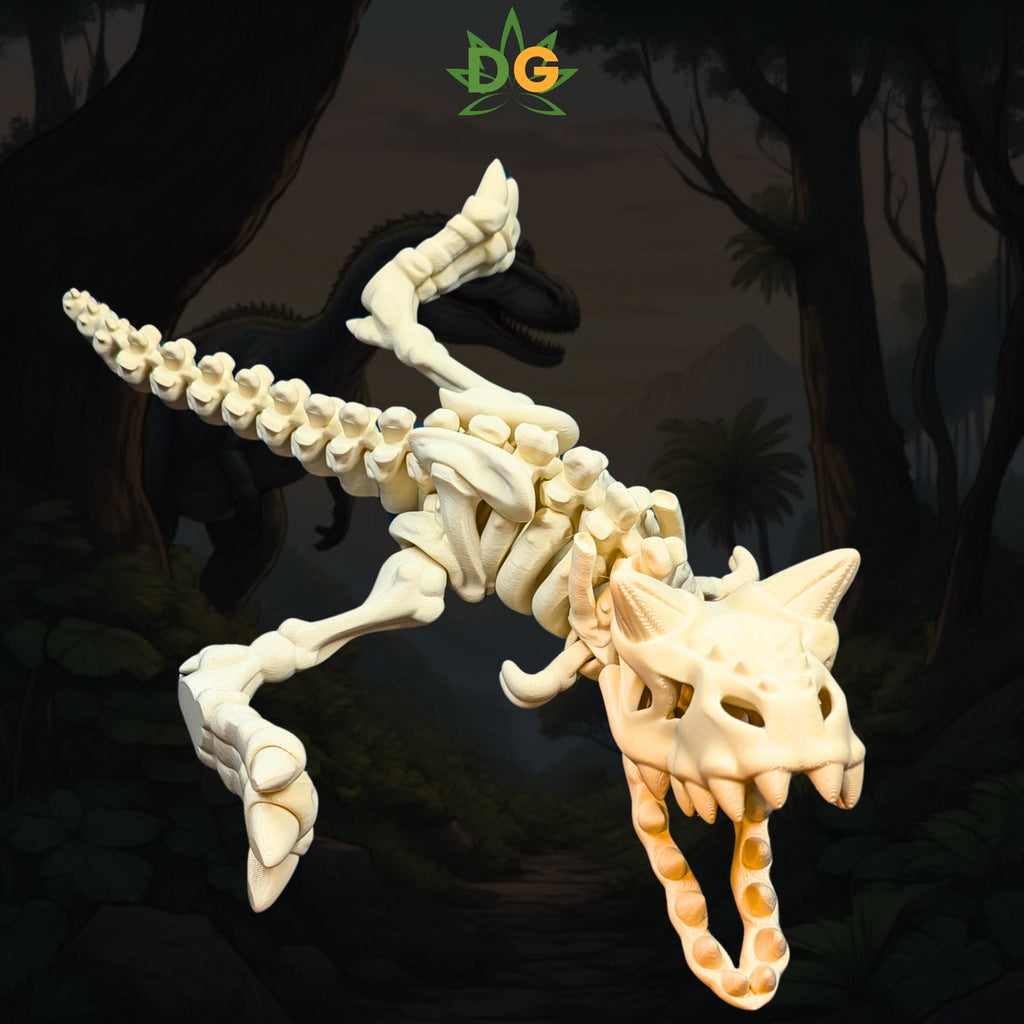 XL Carnotaurus Skeleton Figure