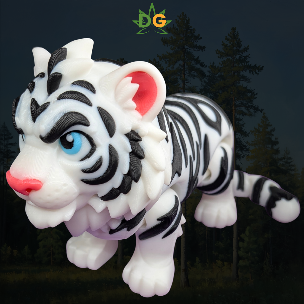 Tiger Flexi, Articulated Big Cat Desk Decor