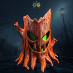 Scary Face Tree Stump Light