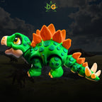 Baby Stegosaurus Articulated Figurine
