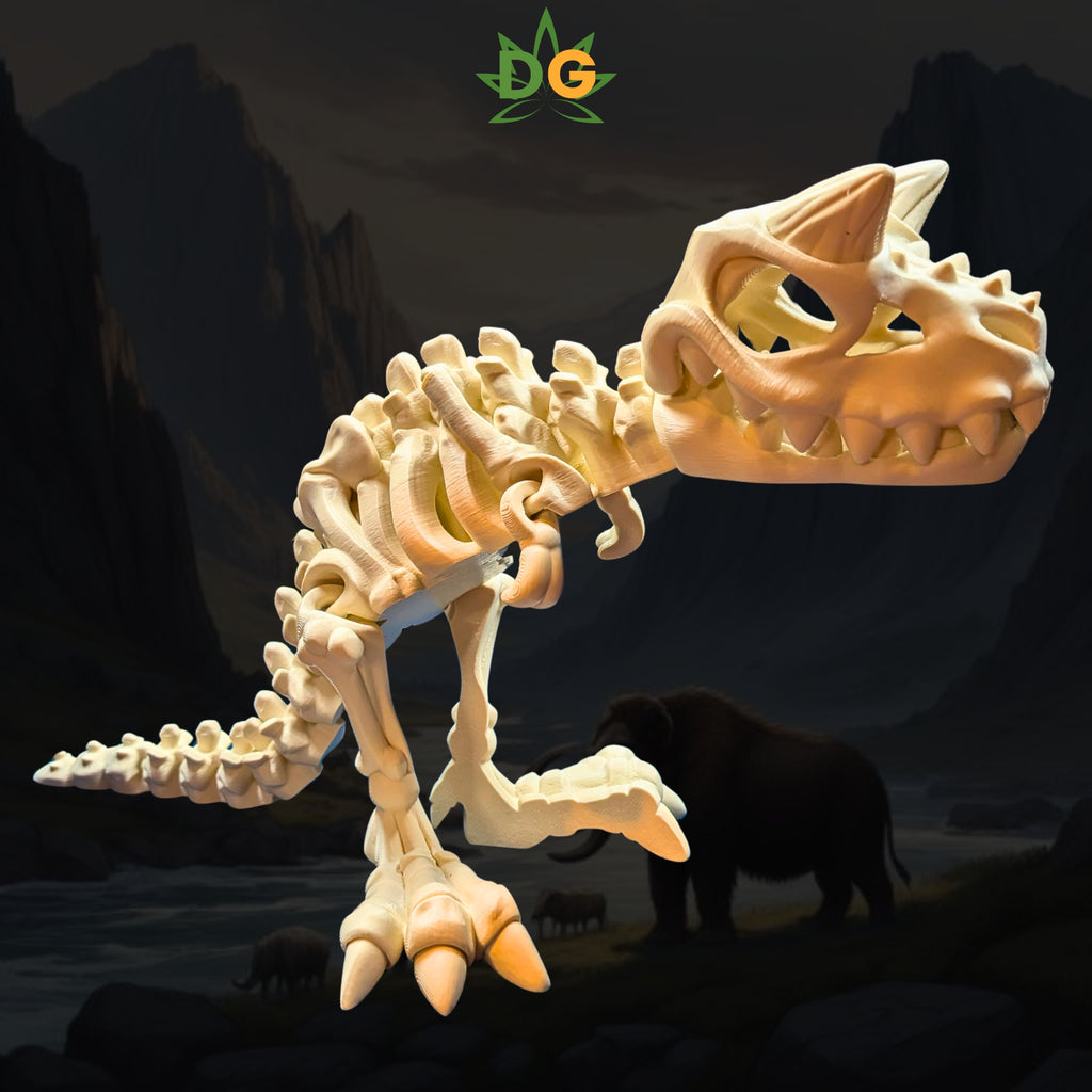 XL Carnotaurus Skeleton Figure