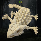 XL Flexi Skeleton Ankylosaurus Figurine Desk Accessory 3D Printed