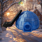 Polar Igloo Bird House - Unique Winter Shelter for Birds, Stylish Outdoor Decor & Cozy Nesting Option