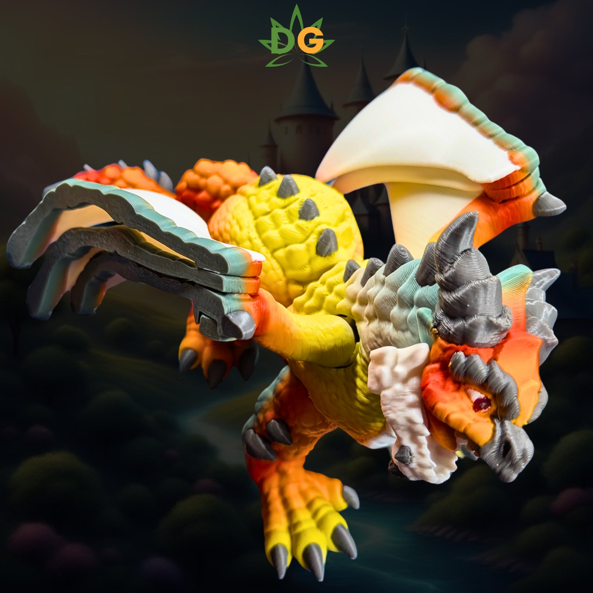 Articulated Elemental Dragon