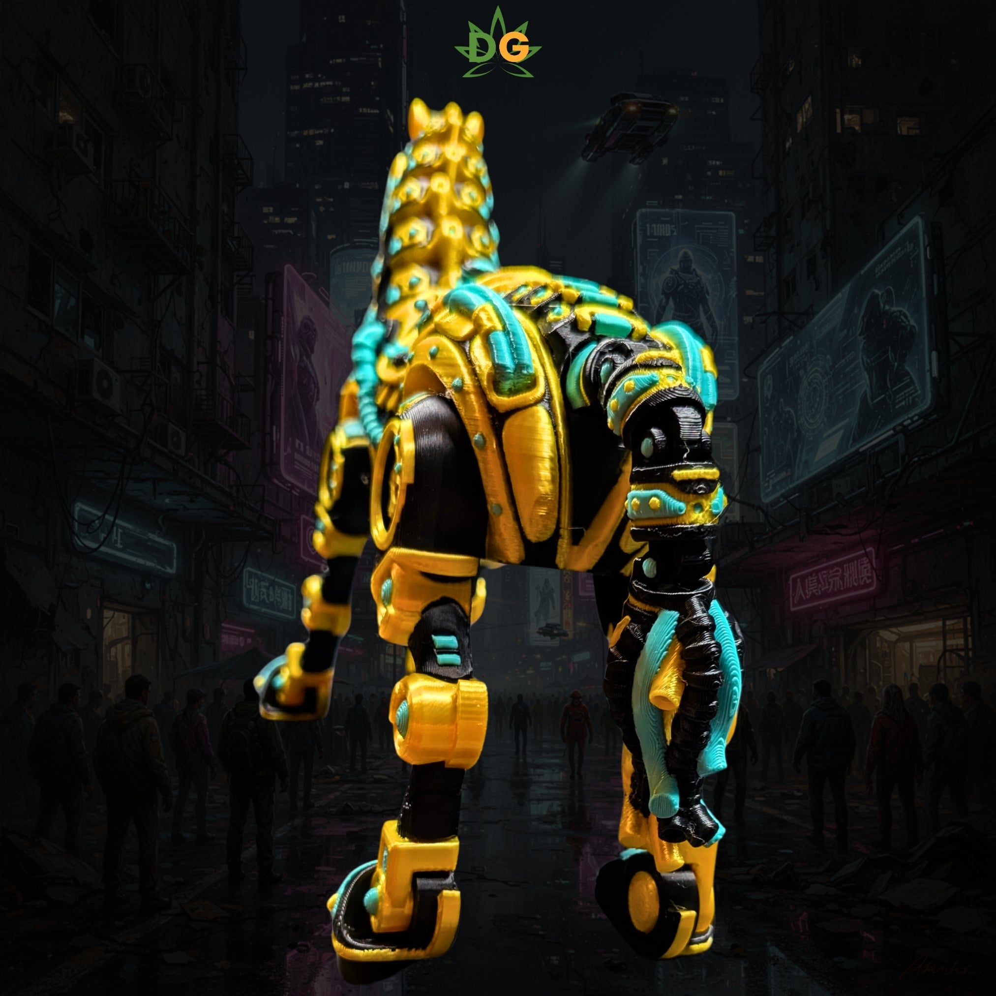 Cyber Horse Flexi | Articulated Mecha Steed