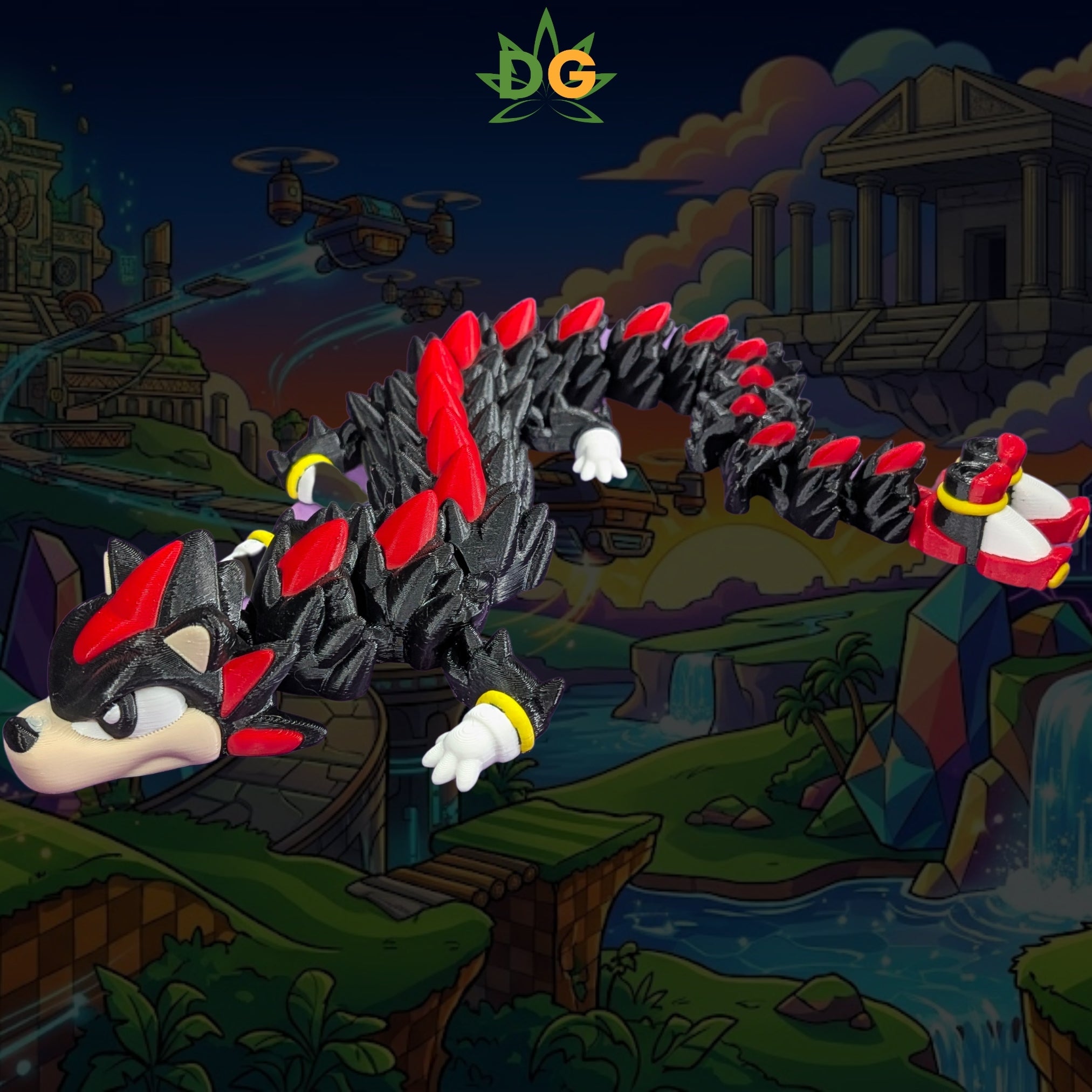 Speedy Hedgehog Dragon Flexi