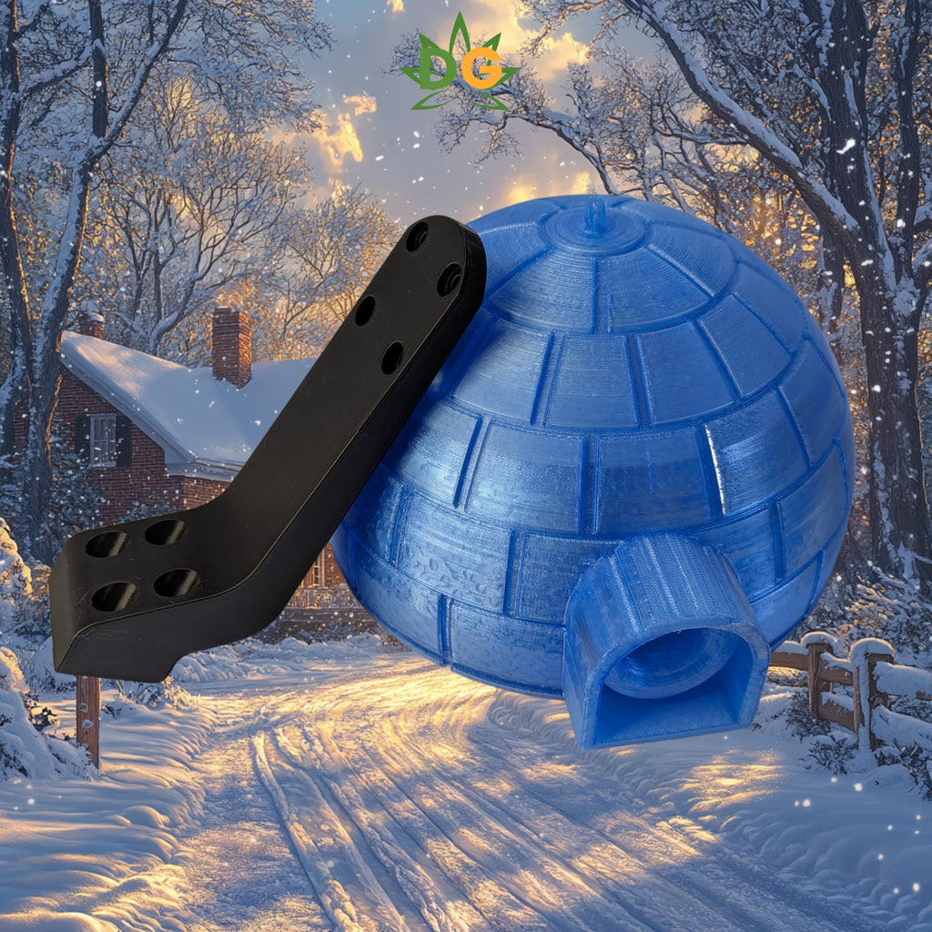 Polar Igloo Bird House - Unique Winter Shelter for Birds, Stylish Outdoor Decor & Cozy Nesting Option