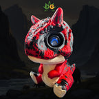 Baby Carnotaurus Figure – Animated Electronic Eye Dinosaur | USB-C Powered & Animated Desk Pet - scale and desk companion vie