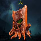 Scary Face Tree Stump Light