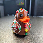 Colorful Gingerbread Duck Companion | Christmas Jeep Accessory