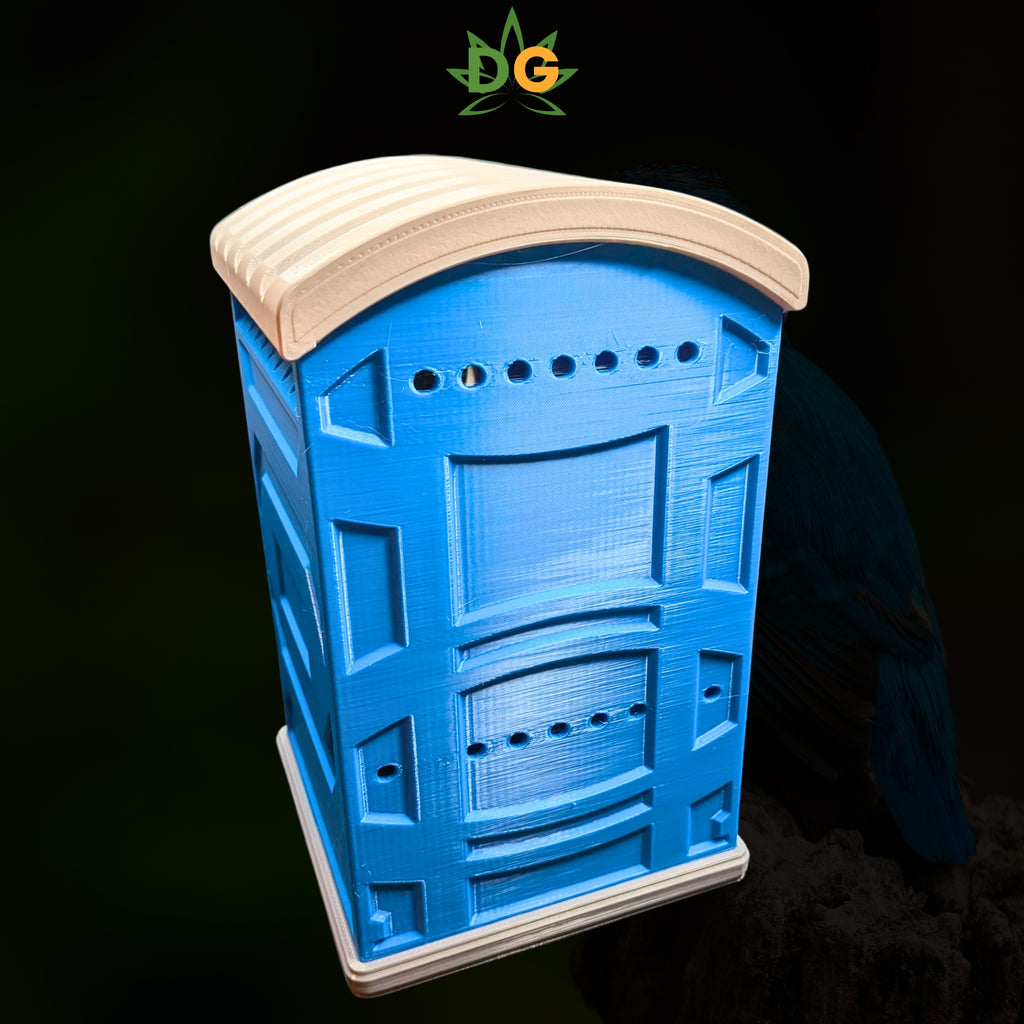Bird-a-Potty - The Ultimate Porta-Potty Birdhouse | Post Mount Included