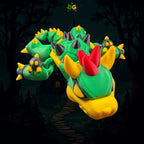 Retro Gaming Dragon Turtle Flexi Desk Pet 3D Printed