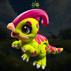 Cute Parasaurolophus Flexi Figure