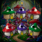 Enchanted Mushroom Birdhouse: A Novel Avian Dwelling