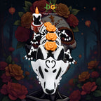 Articulated Calavera Dragon, Day of the Dead (Dia De Los Muertos) Flexi