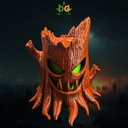Scary Face Tree Stump Light