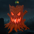 Scary Face Tree Stump Light