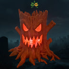 Scary Face Tree Stump Light