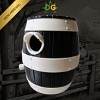 Charming Old Barrel Bird House - Unique Rustic Home for Feathered Friends