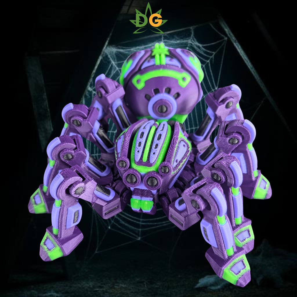 Cybernetic Spider Flexi Model: Posable Desk Accessory