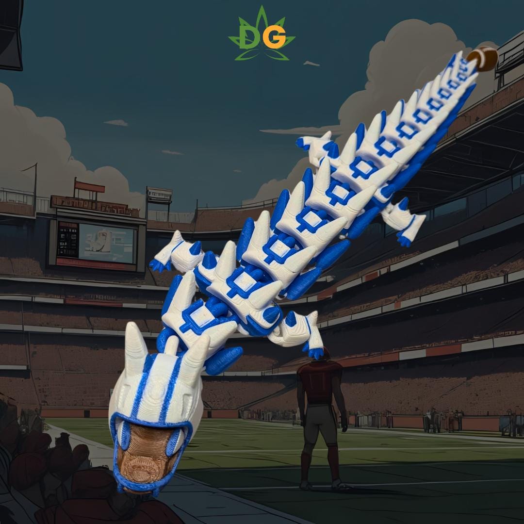 Articulated Football Dragon Flexi