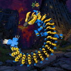 Articulated Flexi Golden Spiked Mutant Dragon