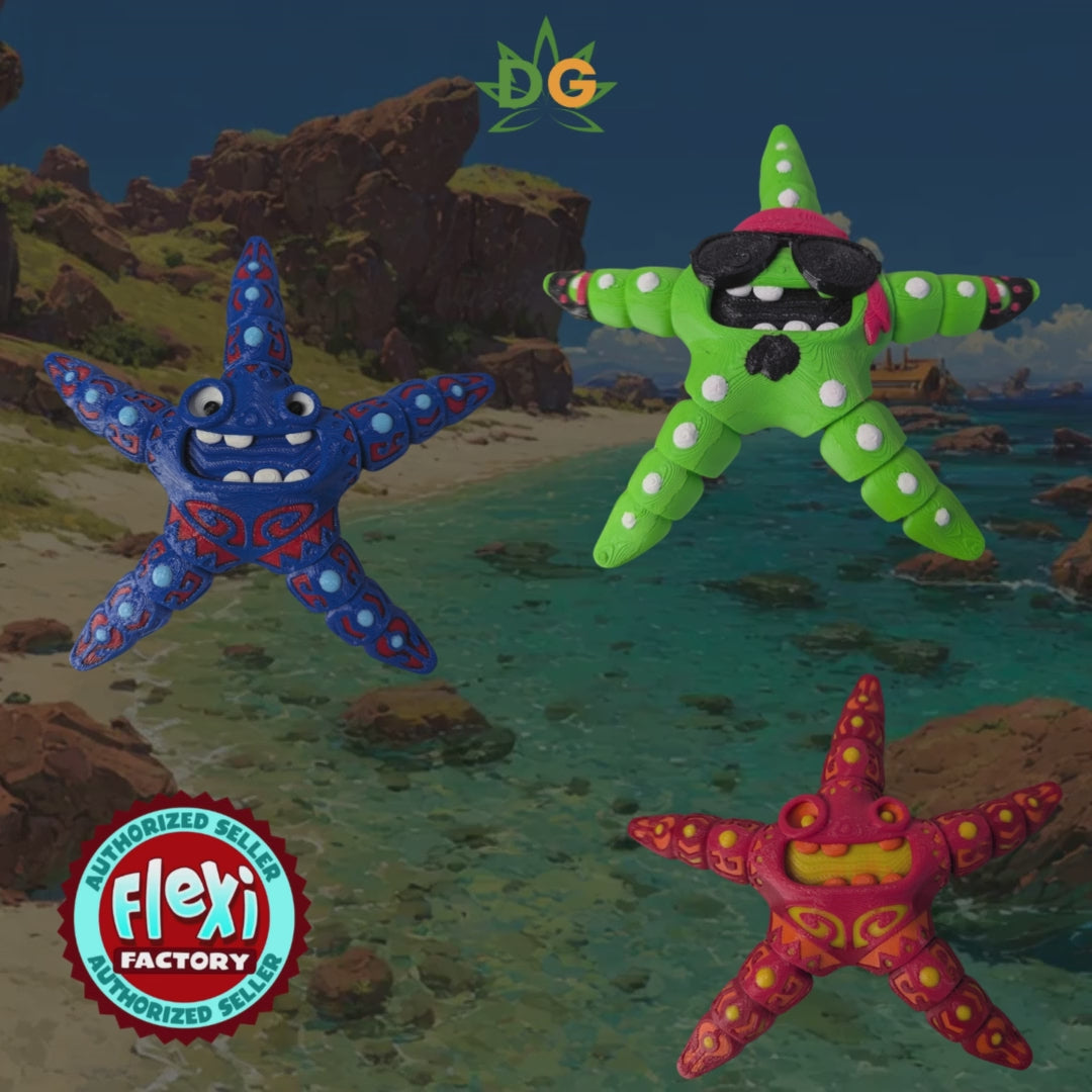 Flexi Starfish | Multiple Colors